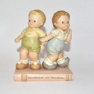 Enesco Tweedledum And Tweedledee 1994 Limited edition #7505